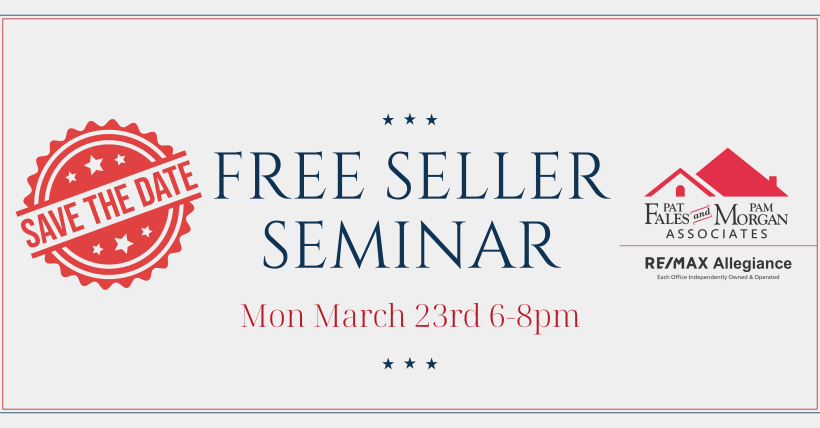 Join Us for a FREE Seller Seminar on March 23rdy 21st!  Copy